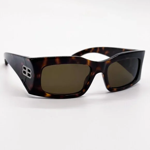 NEW BALENCIAGA SUNGLASSES BB0291S 003 HAVANA UNISEX EYEWEAR - Picture 7 of 12